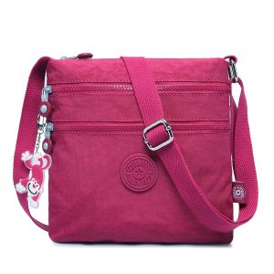 New Nylon Crossbody Bag For Women, Lightweight Single Shoulder Solid Color Women'S Bag, Casual Versatile And Simple Mobile Phone Bag